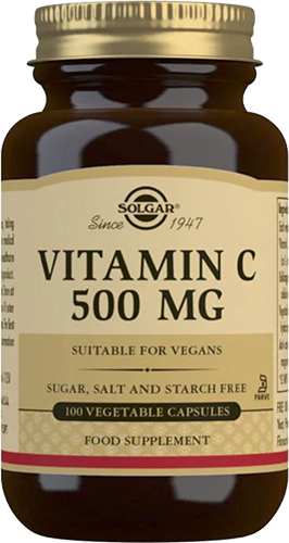 Solgar Vitamin C 500mg 100 capsules - 25% discount